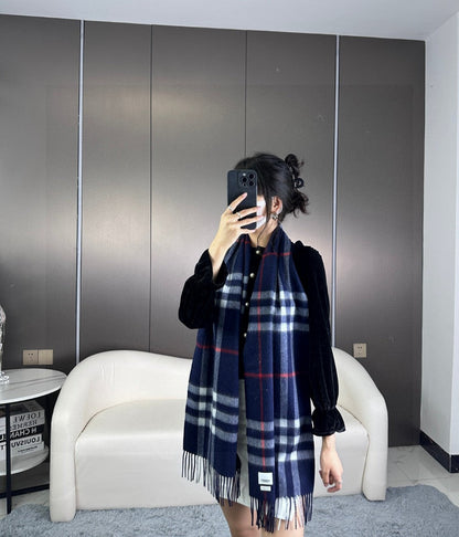 BURBERRY BBR SCARF 180 CM IN CASHMERE 543352