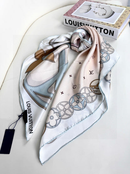 LOUIS VUITTON LV SCARF 90 CM IN SILK 719999