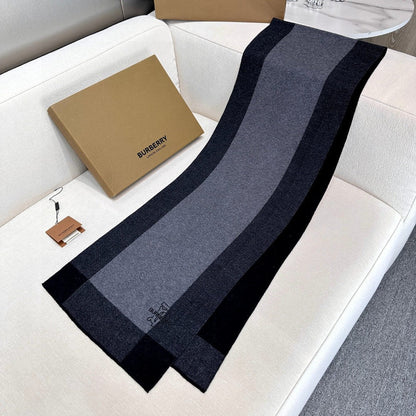 BURBERRY BBR SCARF 180 CM IN CASHMERE 697639