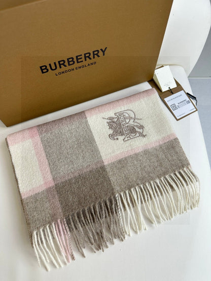 BURBERRY BBR SCARF 180 CM IN CASHMERE 724817