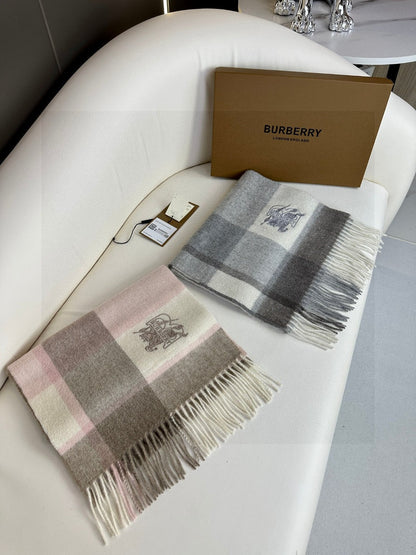 BURBERRY BBR SCARF 180 CM IN CASHMERE 724817
