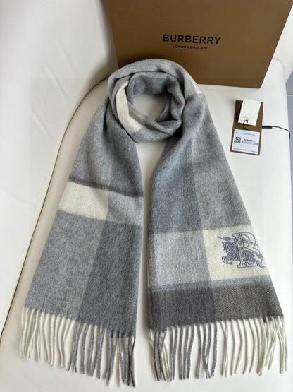 BURBERRY BBR SCARF 180 CM IN CASHMERE 724818