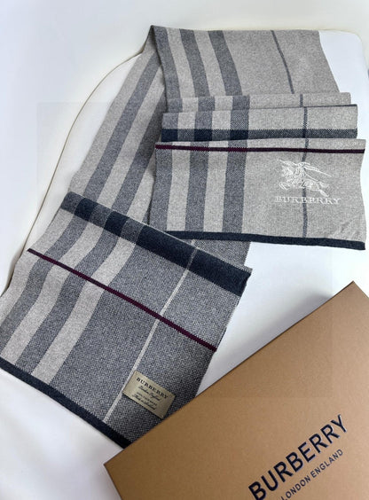 BURBERRY BBR SCARF 180 CM IN CASHMERE 730657