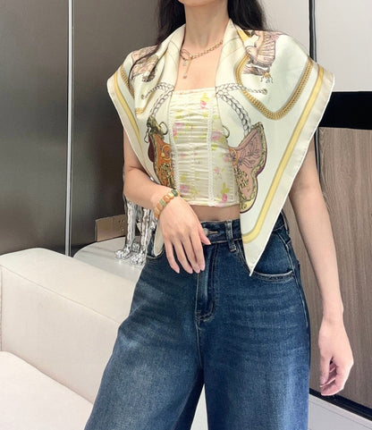 HERMES HERMES 25S SCARF 90 IN SILK 733951