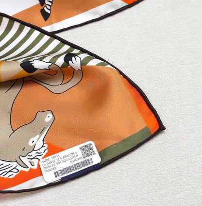 HERMES HERMES 25S SCARF 90 IN SILK 730646