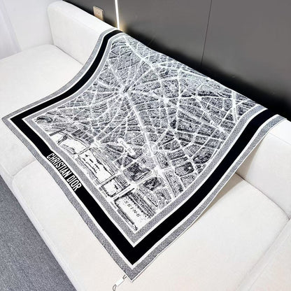 DIOR SCARF 110 CM IN SILK 730652