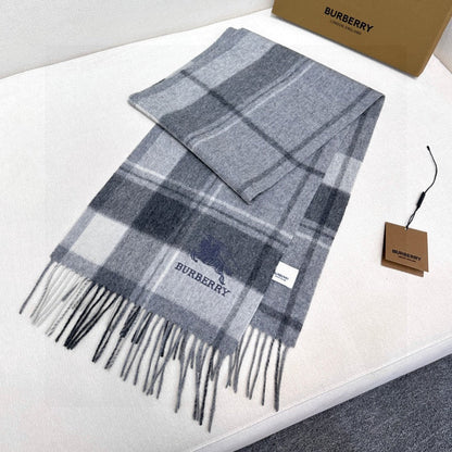 BURBERRY BBR SCARF 180 CM IN CASHMERE 737187