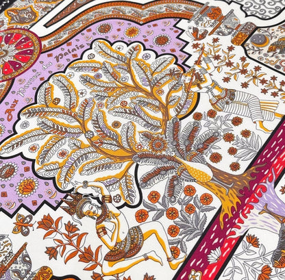 HERMES HERMES 25S SCARF 90 IN SILK 724811