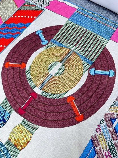 HERMES HERMES 25S SCARF 140 IN SILK 727341