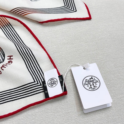 HERMES HERMES 25S SCARF 135 IN CASERE SILK 854592