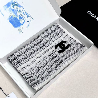 CHANEL 25S SCARF 180 CM IN CASHMERE 943879
