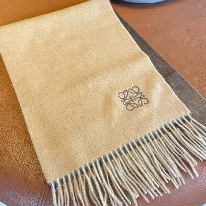 LOEWE SCARF 180 CM IN COLORFUL CASHMERE AND WOOL 411660