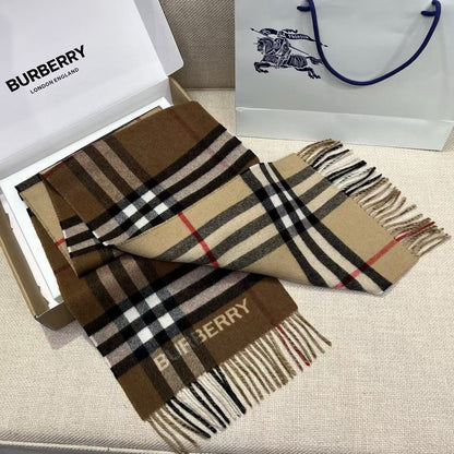 BURBERRY BBR SCARF 168 CM IN CASHMERE 540607