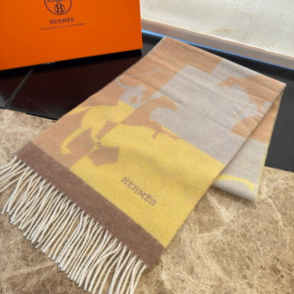HERMES HERMES 25S SCARF 170 IN CASERE 854664