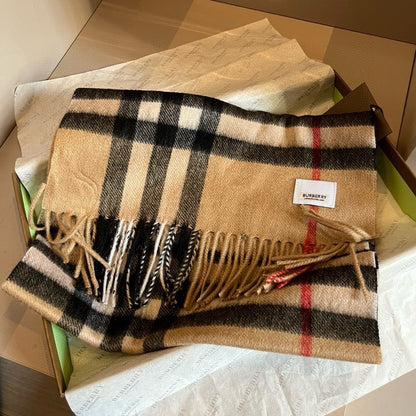 BURBERRY BBR SCARF 180 CM IN CASHMERE 481414