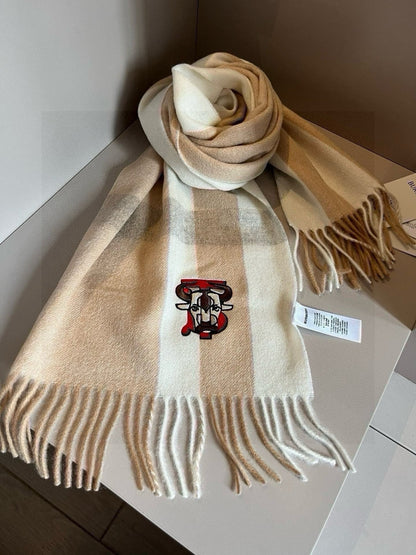 BURBERRY BBR SCARF 180 CM IN CASHMERE 481417