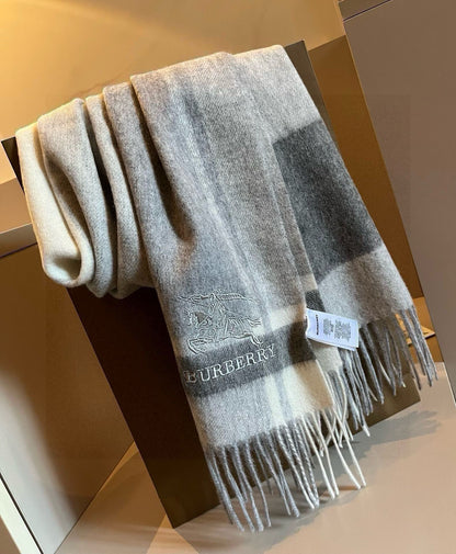 BURBERRY BBR SCARF 180 CM IN CASHMERE 483542