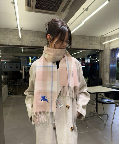 BURBERRY BBR SCARF 180 CM IN CASHMERE 486610