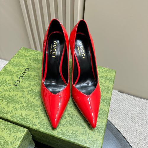 GUCCI 105 HIGH HEEL PUMP CANDY LAMBSKIN