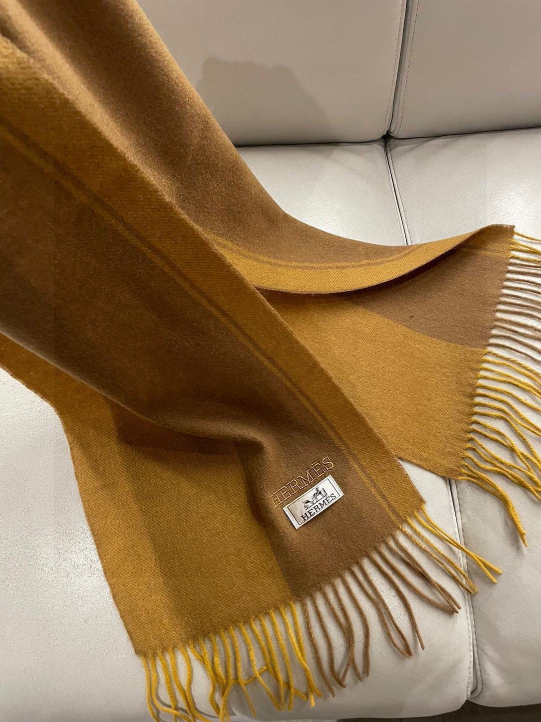 HERMES HERMES 25S SCARF 180 IN CASERE 989575