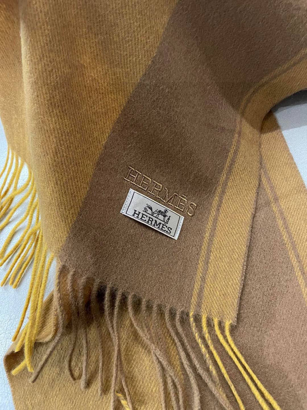 HERMES HERMES 25S SCARF 180 IN CASERE 989575