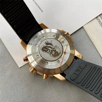 IWC Rose Gold Chronograph - Hình 6