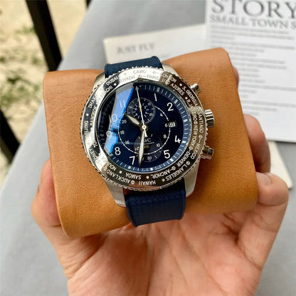 IWC Pilot Worldtimer Black - Hình 2