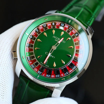 green Jacob & Co Casino Watch - Hình 3