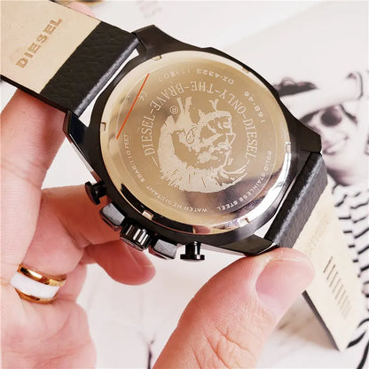 Diesel Orange Dial Leather - Hình 2