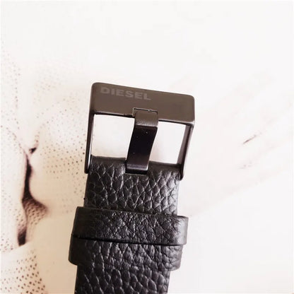 Diesel Orange Dial Leather