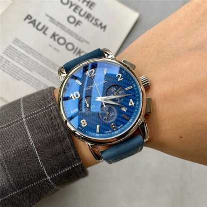 Montblanc Blue Carbon Dial