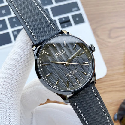 Mido Black Fabric Strap Watch - Hình 3