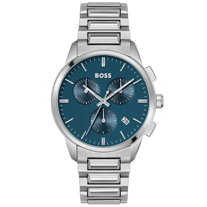 steel Hugo Boss All Black Chronograph - Hình 8