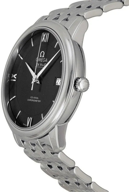 co Omega De Ville Black Dial Steel - Hình 2