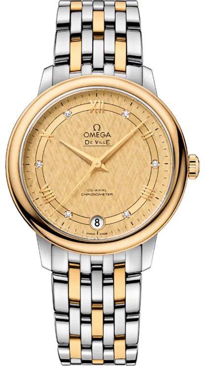 Omega De Ville Diamond Gold