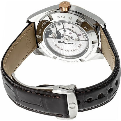 Omega GMT Brown Dial Leather - Hình 2