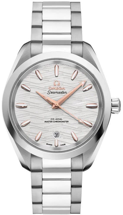 seamaster aqua Omega Silver Wave Dial Steel
