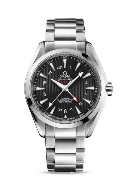 Omega Seamaster GMT Black Dial steel