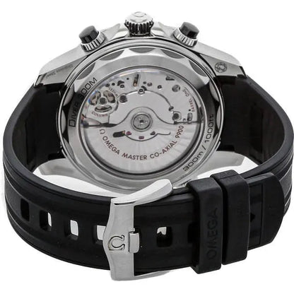 seamaster Omega Black Rubber Chronograph - Hình 3