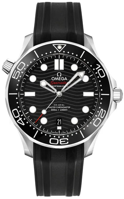 dial rubber Omega Seamaster Black Wave