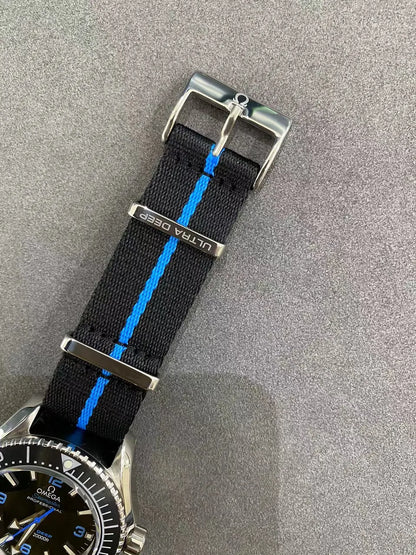 dial Omega Seamaster Black Blue - Hình 5