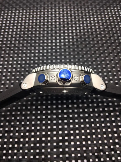 dial Oris Aquis Blue Chronograph - Hình 2