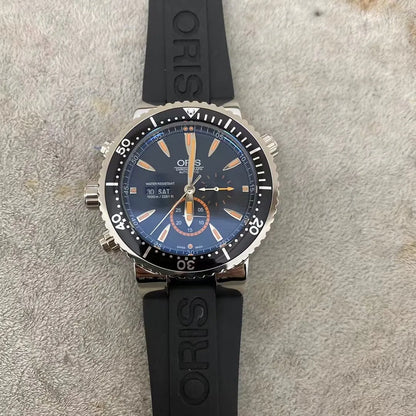 Oris Aquis Depth Gauge Black Rubber