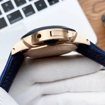 Panerai Blue Rose Gold Watch - Hình 3