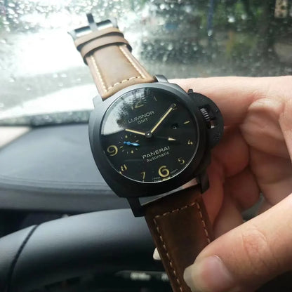 Panerai Luminor GMT Black Leather - Hình 2