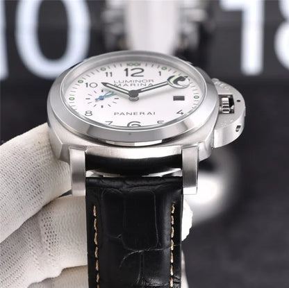 black Panerai Luminor Marina White Dial - Hình 4