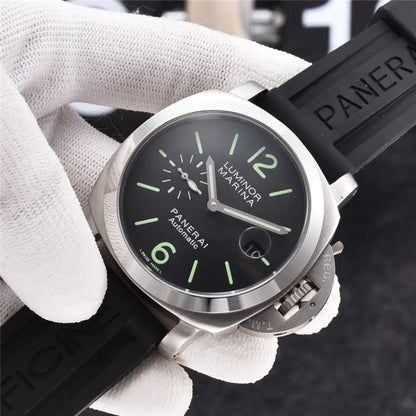 Panerai Black Rubber Steel Bezel - Hình 5