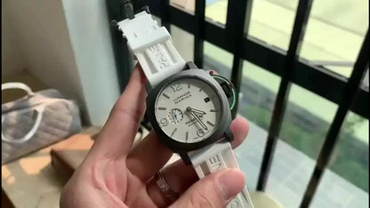 rubber Panerai Luminor Marina White Dial
