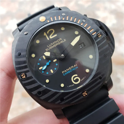 Panerai Luminor Carbotech Black Rubber - Hình 6