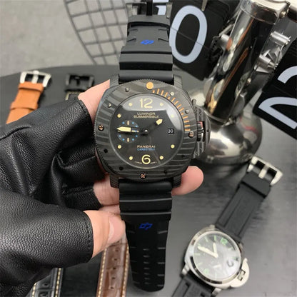Panerai Carbotech Black Rubber